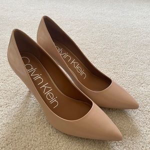 New Calvin Klein Nude Pumps